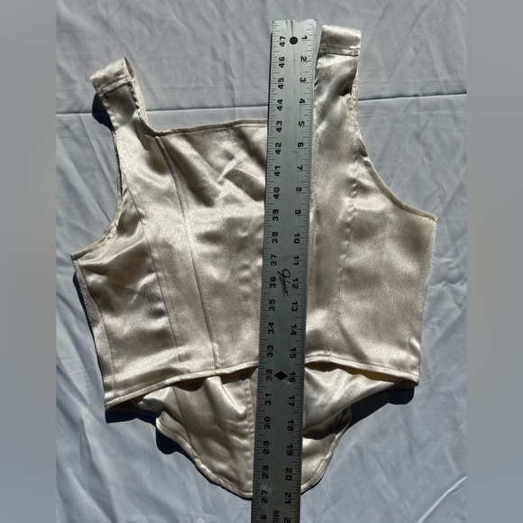 Future Collective Sz 10 Corset Zip Up Top - Picture 5 of 8